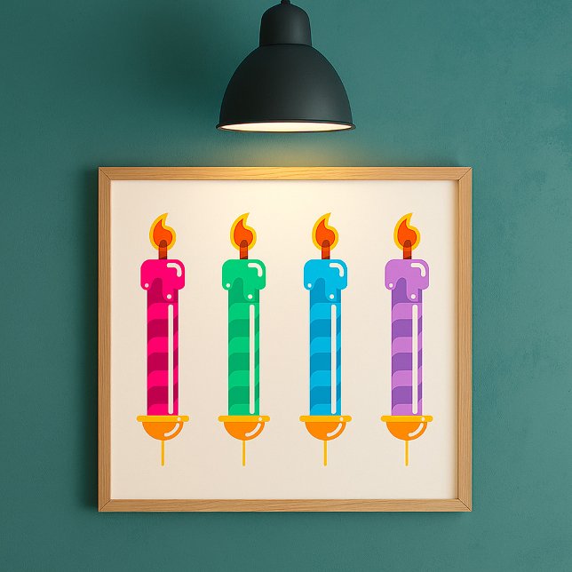 Vier Kerzen Poster (Von Creator hochgeladen)