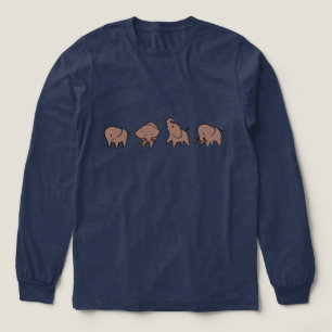 Vier kleine Elefanten Tri-Blend Shirt
