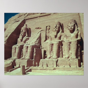 Vier kolossale Zahlen des Königs Poster