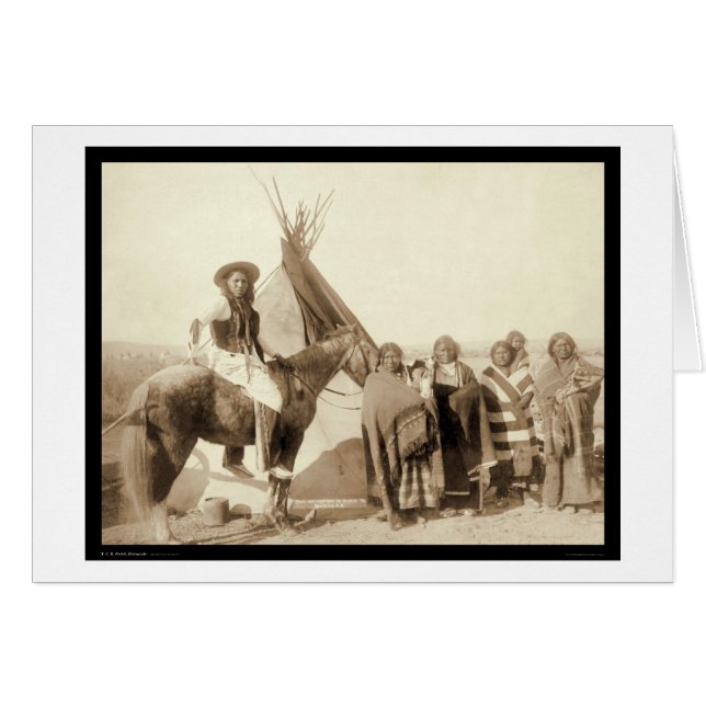Vier Lakota indische Frauen vor Tipi Sd 1891 (Vorderseite (Horizontal))