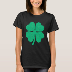 Vier Leaf C Lucky Kleeblatt Irish St Patrick's Day T-Shirt