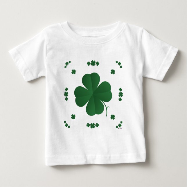 Vier Leaf Clovers Baby T-shirt (Vorderseite)