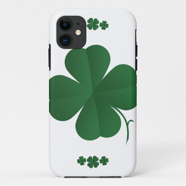 Vier Leaf Clovers Case-Mate iPhone Hülle (Rückseite)