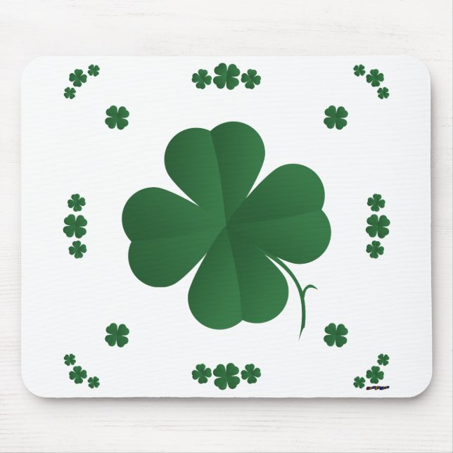 Vier Leaf Clovers Mousepad (Vorne)