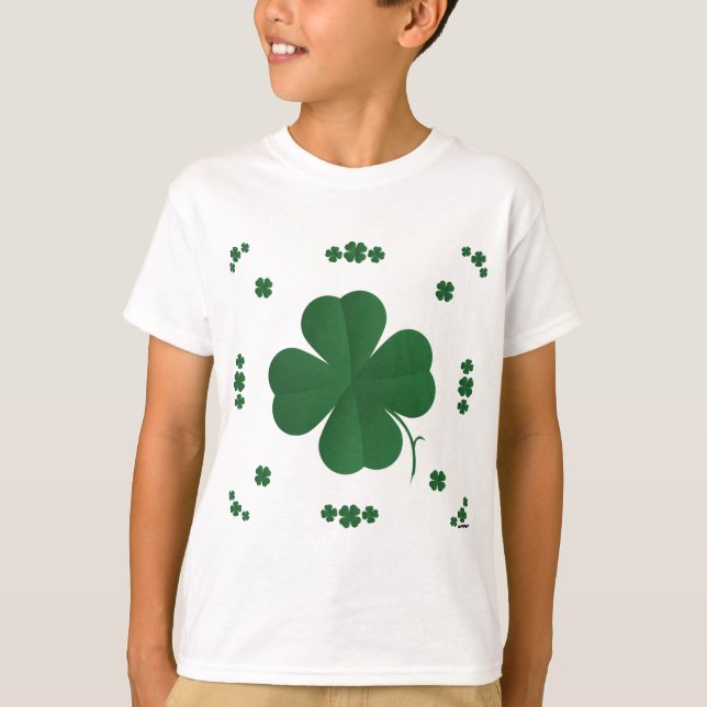 Vier Leaf Clovers T-Shirt (Vorderseite)