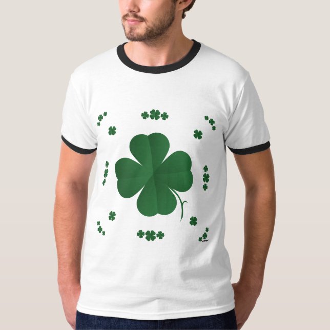 Vier Leaf Clovers T-Shirt (Vorderseite)