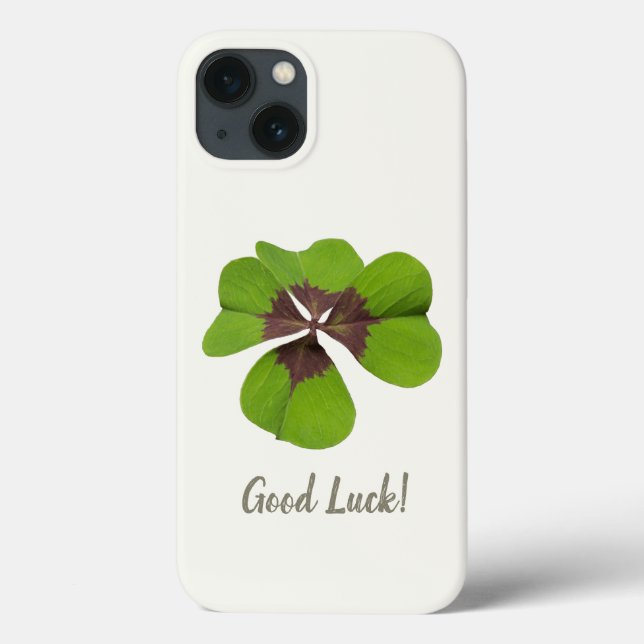 Vier Leaf Lucky Clover St Patricks Day Viel Glück Case-Mate iPhone Hülle (Rückseite)