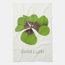Vier Leaf Lucky Clover St Patricks Day Viel Glück