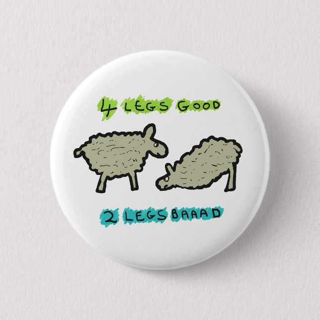 Vier Legen gut Button (Vorderseite)
