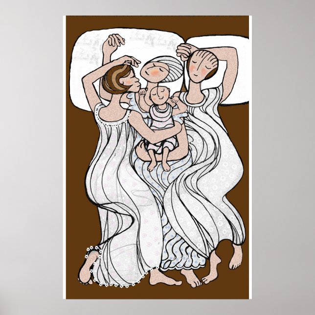 Vier Mädchen Poster (Vorne)