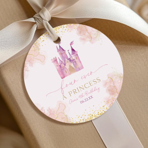 Vier Mal im Party einer Prinzessin Geschenkanhänger