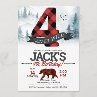 Vier Mal Wild Einladung, Lumberjack 4. Einladung