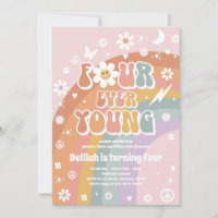 Vier mal Young Hippie 4. Geburtstags-Party