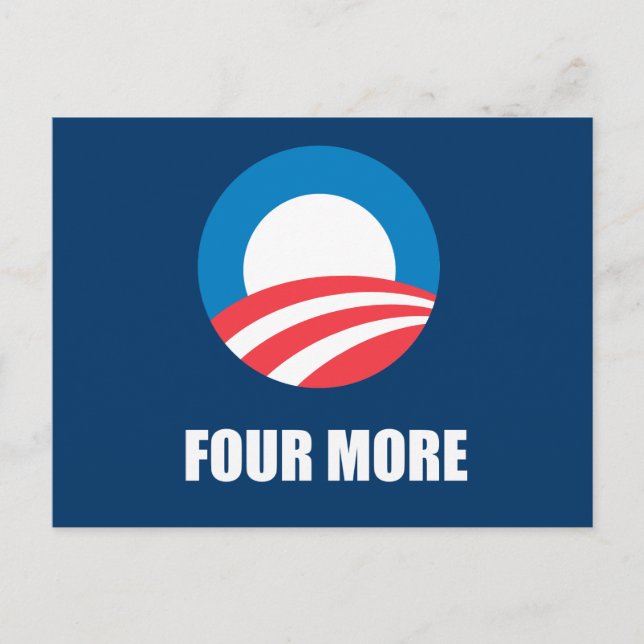 VIER MEHR POSTKARTE (Vorderseite)