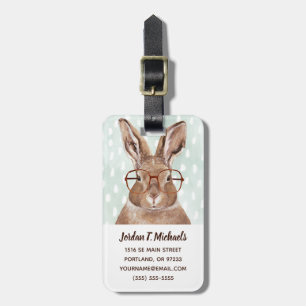 Vier-Mit Augen Forester   Bunny Rabbit Gepäckanhänger