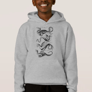 Vier mittelalterliche Drachen Hoodie