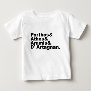 Vier Musketiere - Porthos Athos Aramis D'Artagnan Baby T-shirt