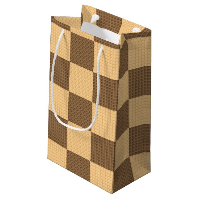 Vier Oblaten Kleine Geschenktüte (Rückseite Schrägansicht)