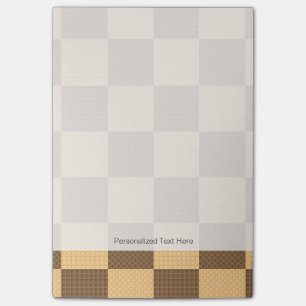 Vier Oblaten Post-it Klebezettel