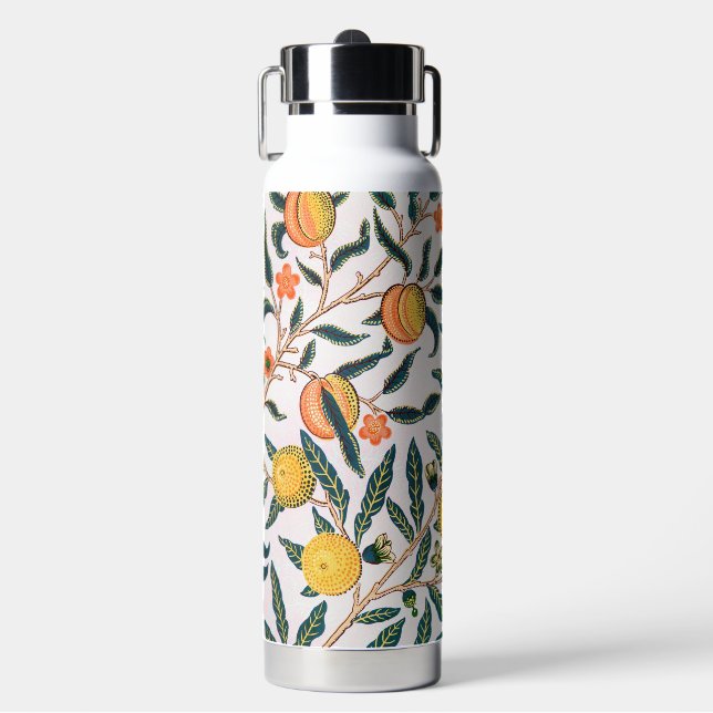 Vier Obst-Muster, William Morris Trinkflasche (Vorderseite)
