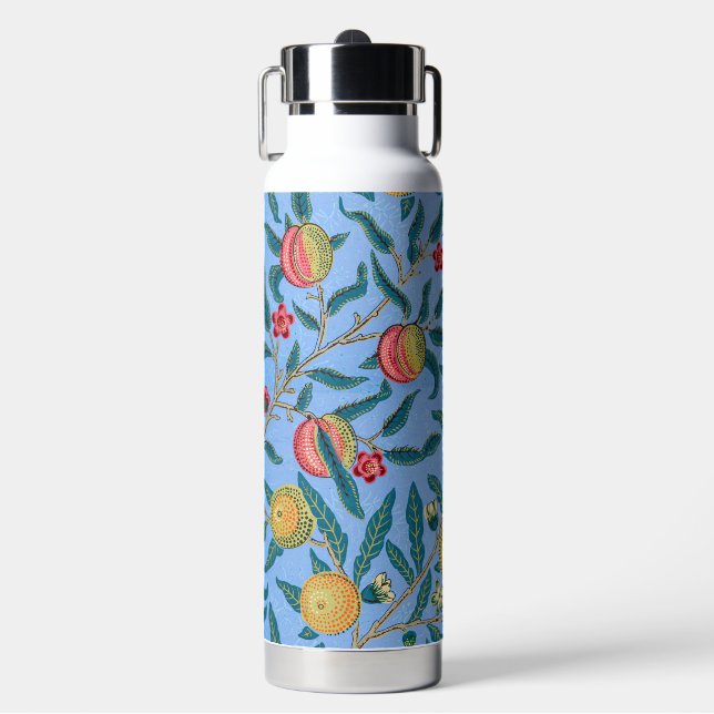 Vier Obst-Muster, William Morris Trinkflasche (Vorderseite)