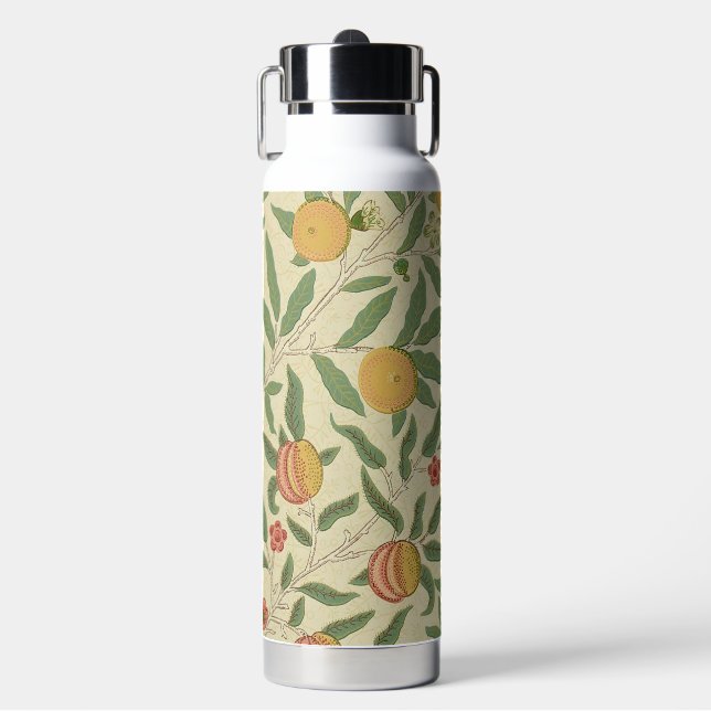Vier Obst-Muster, William Morris Trinkflasche (Vorderseite)