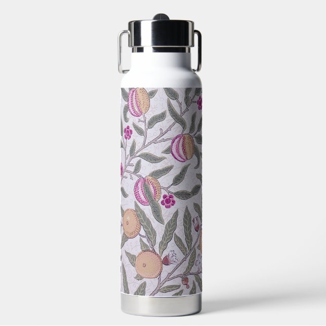 Vier Obst-Muster, William Morris Trinkflasche (Vorderseite)