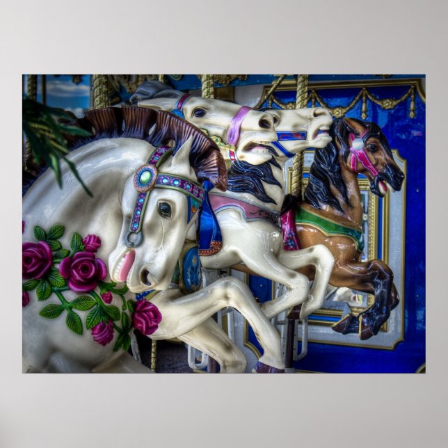 Vier Pferde Poster (Vorne)