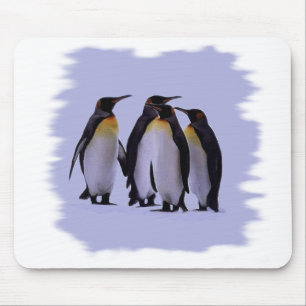 Vier Pinguine Mousepad
