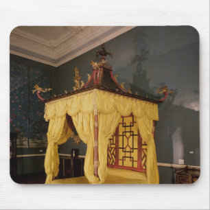 Vier Plakat-Bett, in der chinesischen Art, 1750s Mousepad