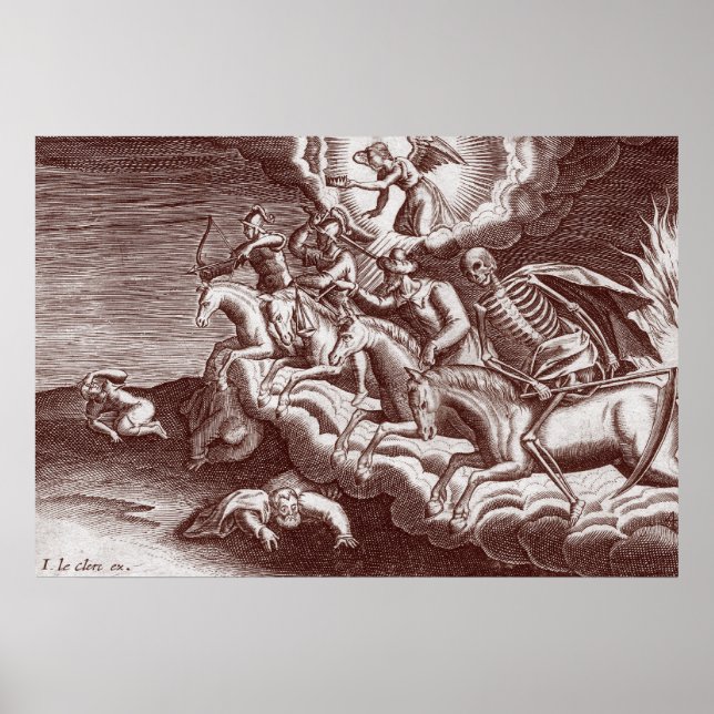 Vier Plakate der Apokalypse (Vorne)