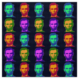 Vier Pop Art Abraham Lincolns Stoff
