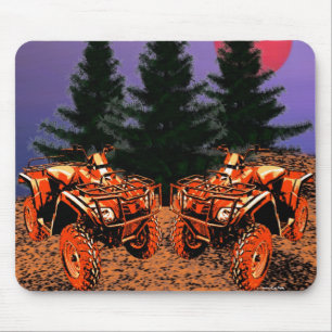 Vier-Räder-Mousepad Mousepad
