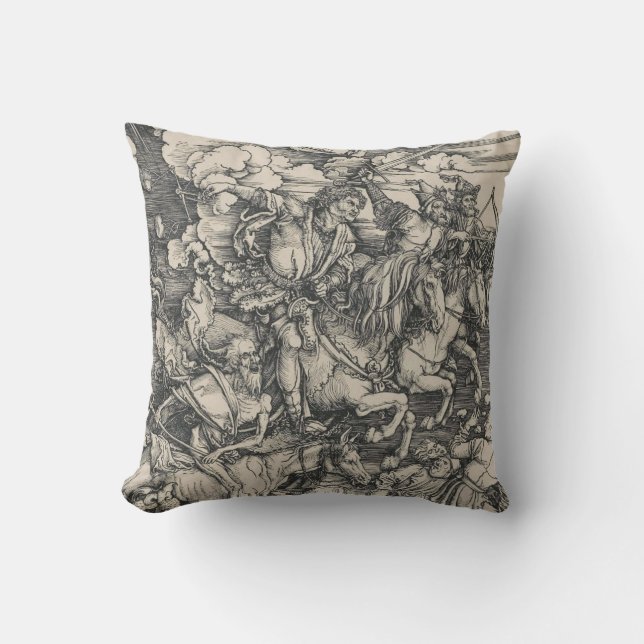 Vier Reiter der Apokalypse durch Durer Kissen (Vorderseite)
