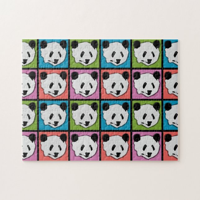 Vier riesige Panda-Bären Puzzle (Horizontal)