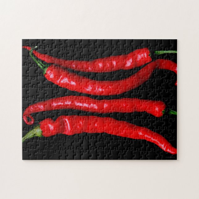 Vier Rote Chilien 11x14 252pc jpcnm Puzzle (Horizontal)