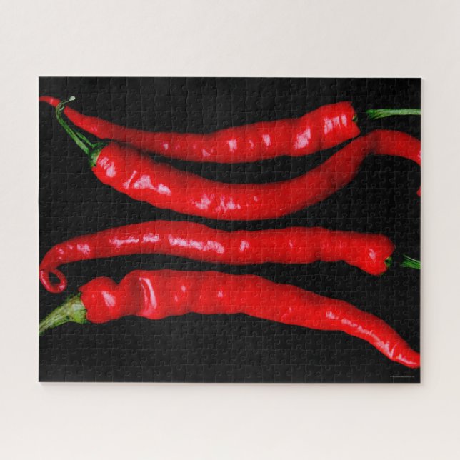 Vier Rote Chilien 16x20 520pc jpcnm Puzzle (Horizontal)