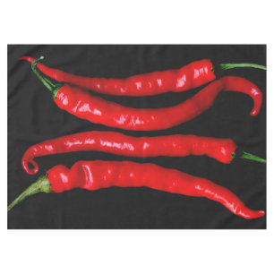 Vier rote Chilien 60x84 tccna Tischdecke
