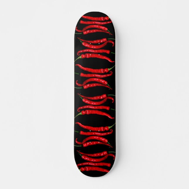Vier Rotkehlchen Skateboard (Vorne)