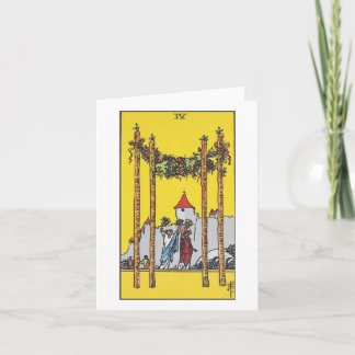 Vier Ruder - Rider Waite Smith Tarot Karte