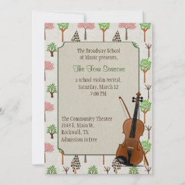 Vier-Saison-Thread-Erwägung Einladung