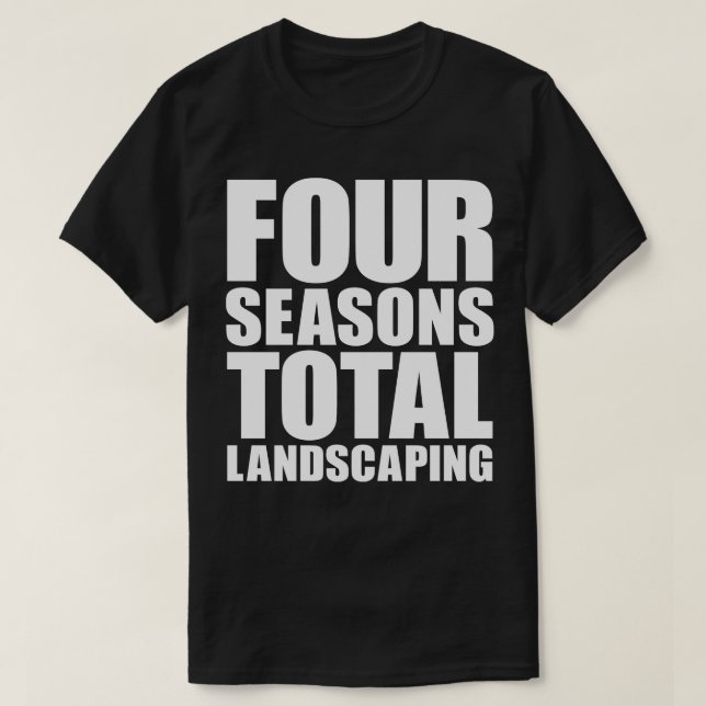 Vier Saisons Gesamtlandschaft T-Shirt (Design vorne)
