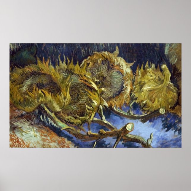 Vier Schnittblumen - Van Gogh - c1887 Poster (Vorne)