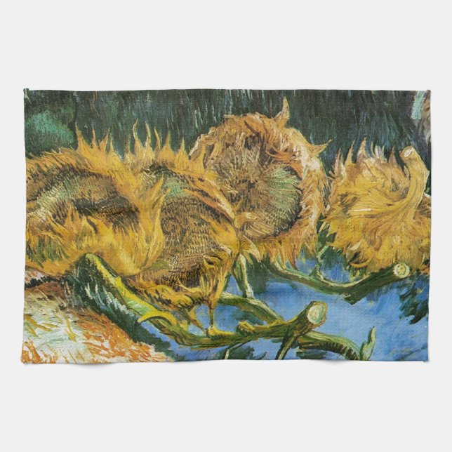 Vier Schnittblumen, Vincent van Gogh Handtuch (Horizontal)