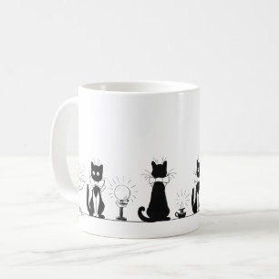 Vier Schwarze Katzen, Louis-Wain-Tasse Kaffeetasse