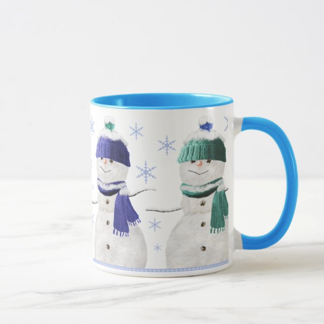 Vier Snowmen-WeihnachtsTasse Tasse (Rechts)