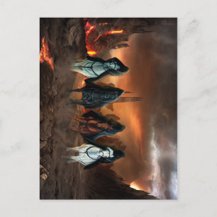 Vier Sperma der Apokalypse Postkarte