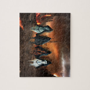 Vier Sperma der Apokalypse Puzzle