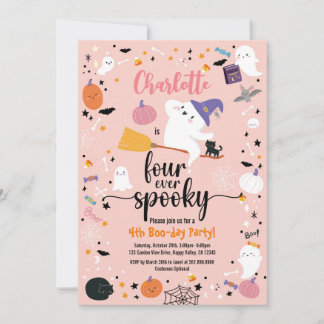 Vier Spooky Girl 4. Geburtstag Halloween-Party