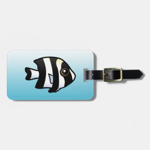 Vier Streifen Damselfish Gepäckanhänger